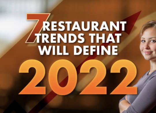 7 Restaurant Trends 2022
