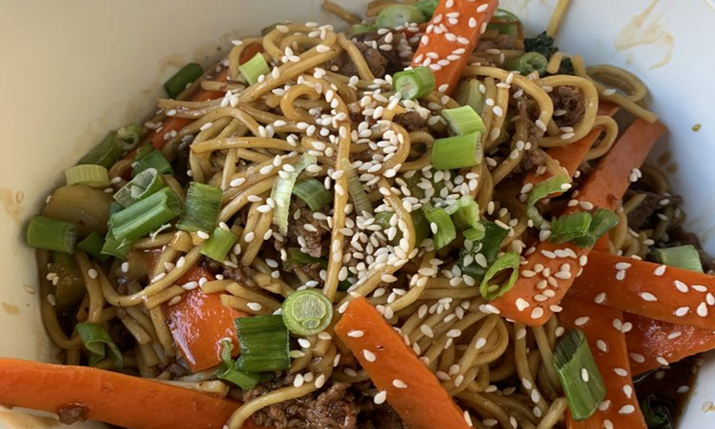 Mongolian Beef Noodle Bowl