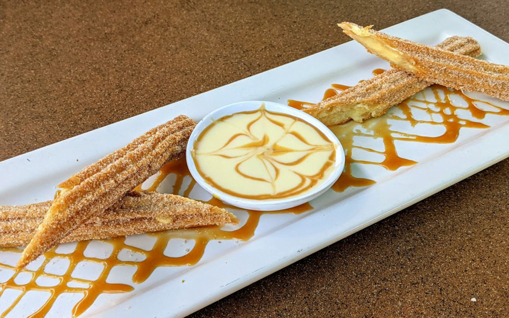 Churros with Crème Anglaise
